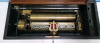Antique Swiss 6-Tune Cylinder Music Box w/Key , Hand Crank . Tested Working - 3