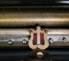 Antique Swiss 6-Tune Cylinder Music Box w/Key , Hand Crank . Tested Working - 5