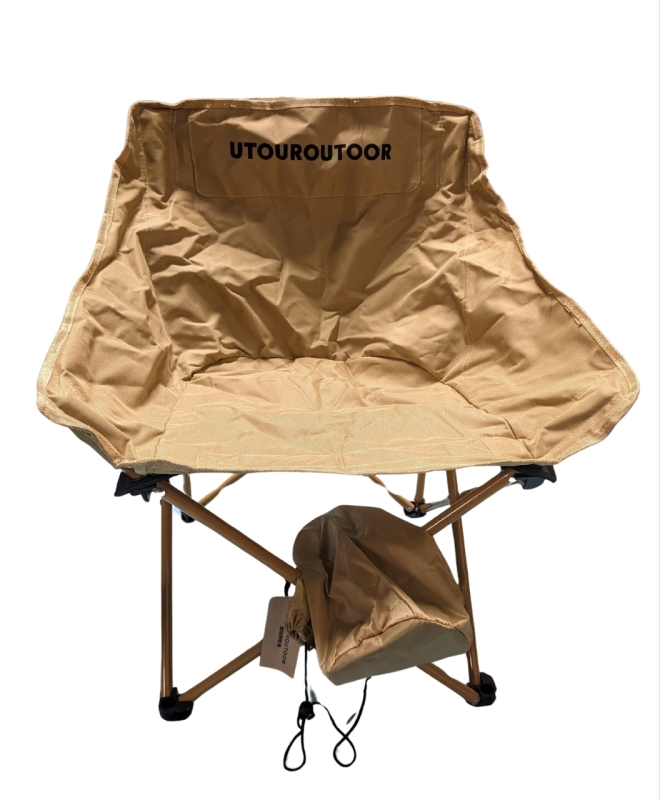 New UTOUROUTDOOR Folding Low Camp Chair w Storage Bag