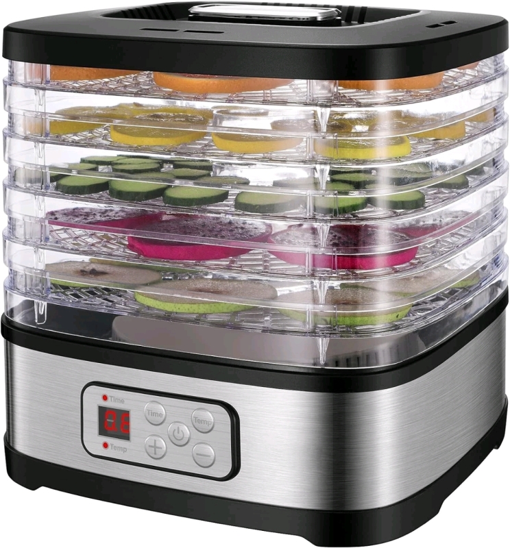 New FOOD DEHYDRATOR With Digital Time & Temp Control GGJ-261B