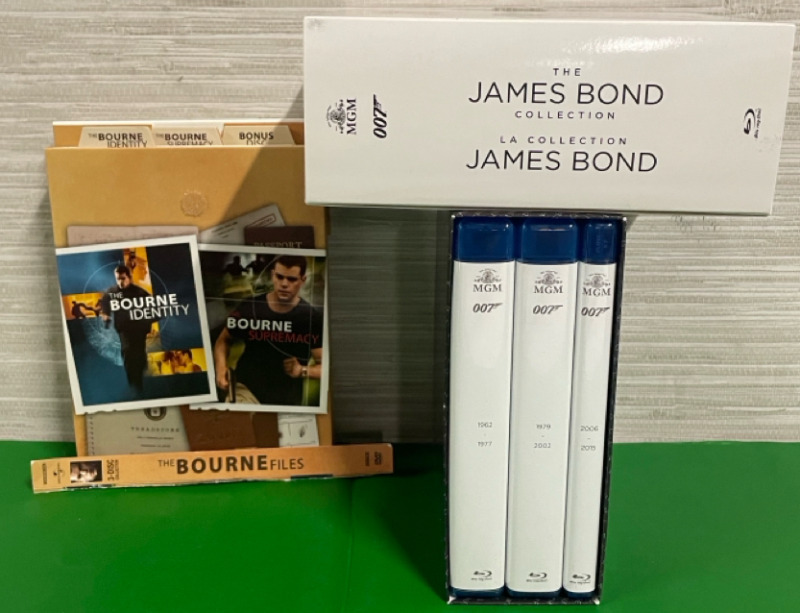 The James Bond versus The Bourne legacy Lot!