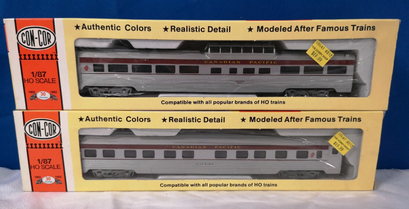 HO Scale Model Railroad Cars - Con-Cor