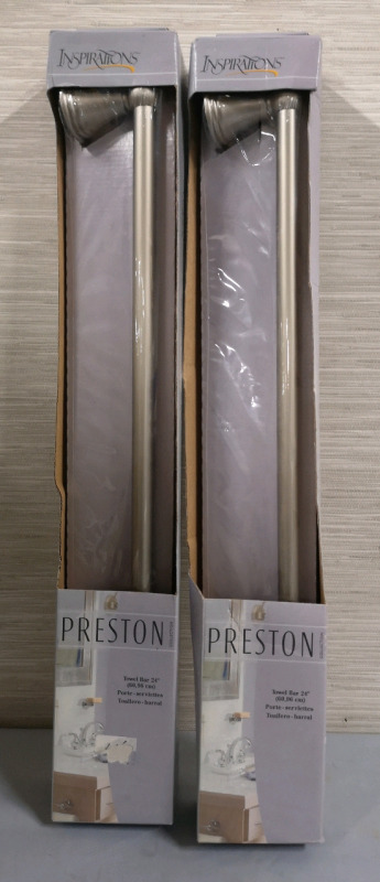 2 New Inspirations 24" Towel Bars