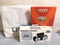 New Budlight Speaker + Vizzy Drink Holder +