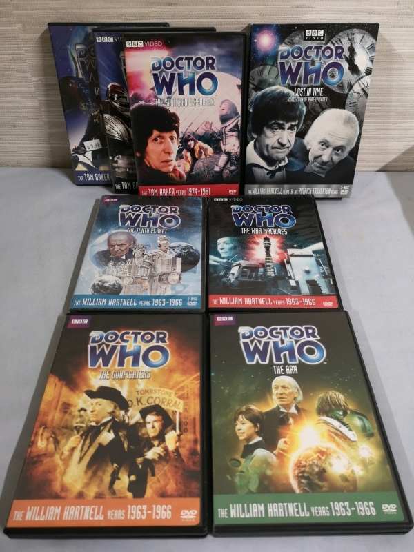 Doctor Who DVDs - William Hartnell and Tom Baker