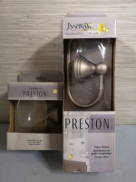 2 New Inspirations Soap Dish and Toilet Paper Holder