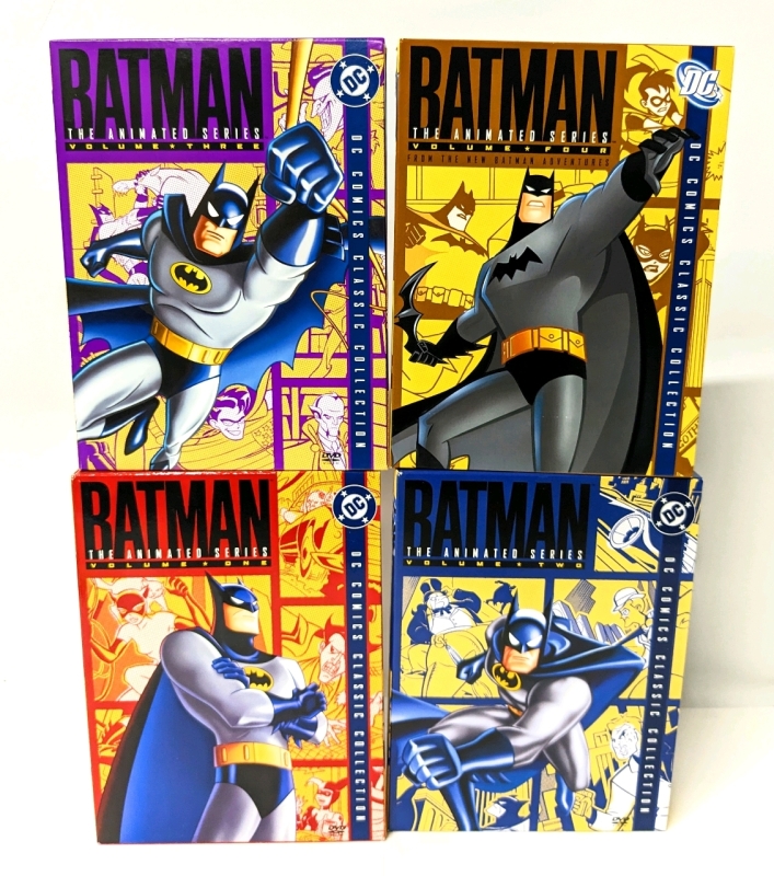 BATMAN : The Animated Series DVD Box Sets : Volumes 1-4