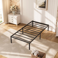 DERYONI Durable Metal Bed Frame Full Size