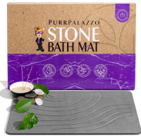 New PURRPALAZZO Premium Bath Mat Stone