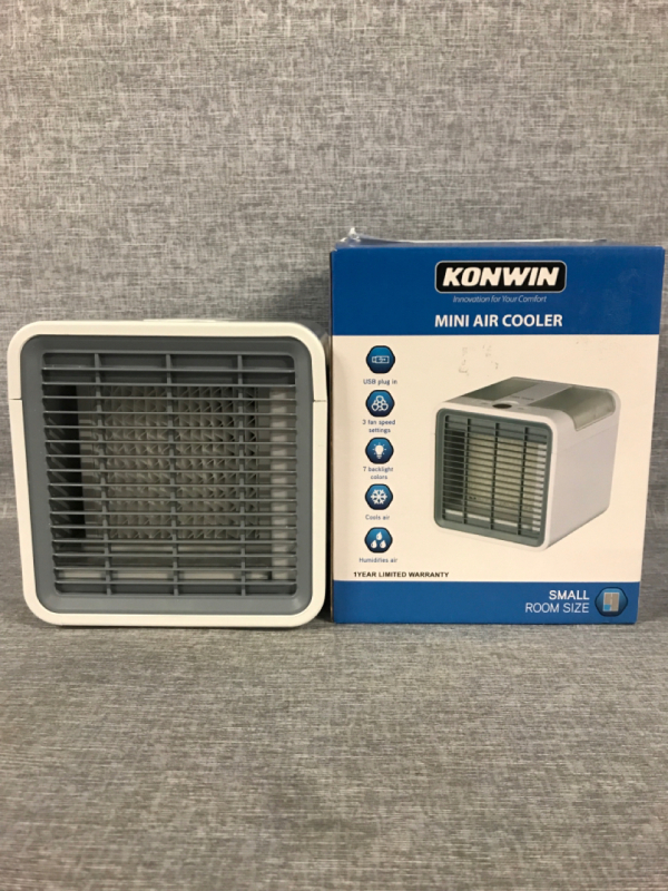 New Konwin Mini Air Cooler 6.6&rdquo;x6.6&rdquo;x6.5&rdquo;