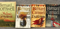 4 Bernard Cornwell SoftCover Book Lot