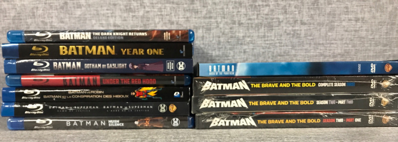 Batman DVD & BlueRay Movie Lot 11 Movies