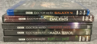 5 New Animated Doctor Who DVD & BlueRay Movie Lot