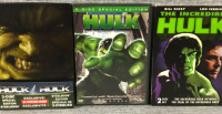 3 Incredible Hulk DVD Movie Lot