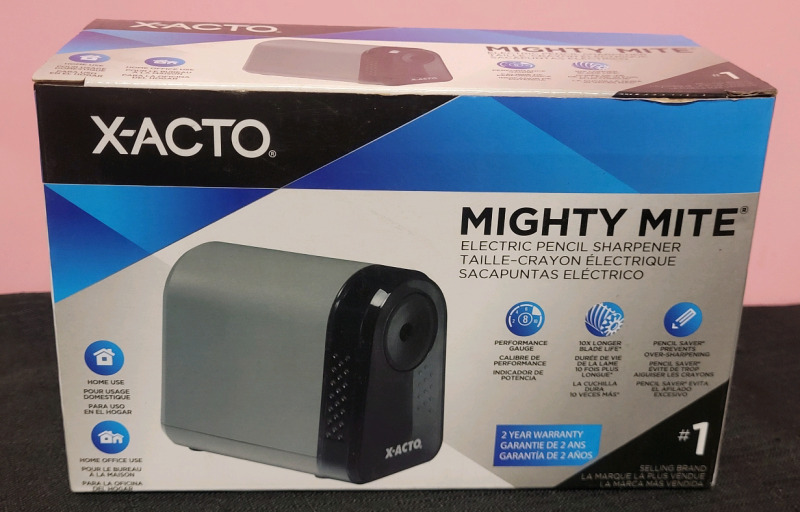 New - X-Acto Mighty Mite Electric Pencil Sharpener