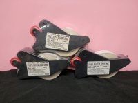 New - Brady B580 1.125"x90" Black on White Printer Vinyl Label Tape & Cartridge &times;3