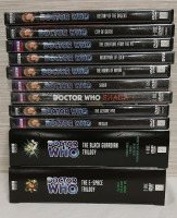 A Selection of Doctor Who DVDs with Tom Baker Three are new and included are Triology Sets One is with Tom Baker and the other is with Peter Davidson