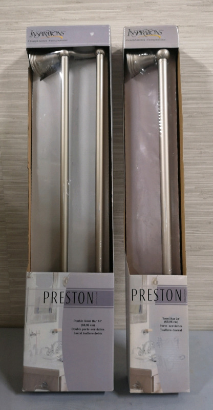 2 New Inspirations Towel Bars - 24"