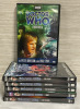 12 Doctor Who DVDs including the 3 disk “ New Beginnings “ - 3