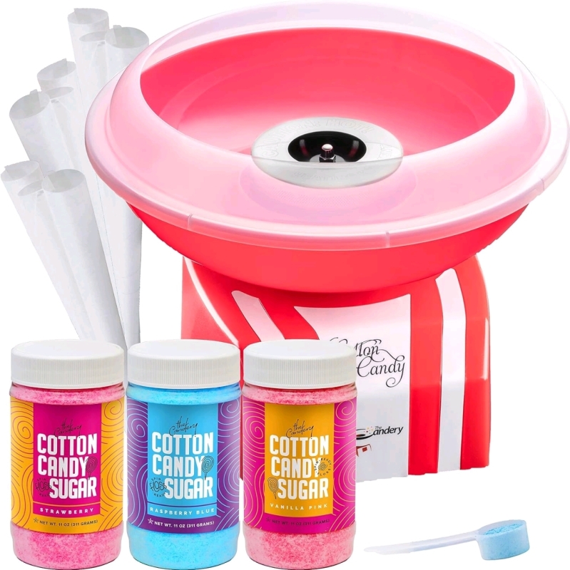 The Candery COTTON CANDY MAKER Set