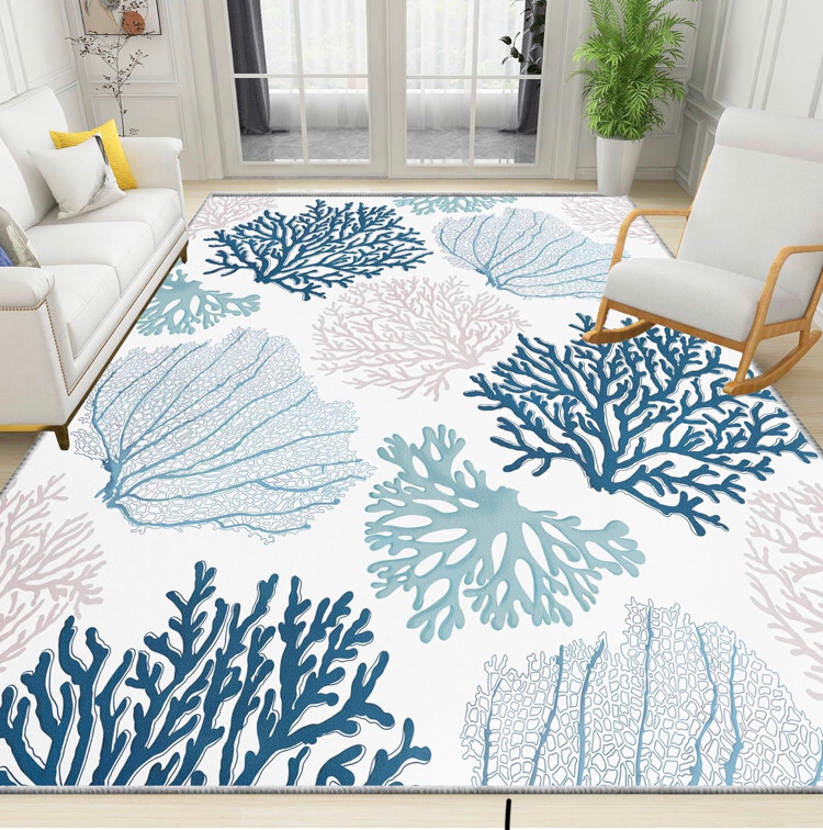 keensoft Coastal Area Rugs, 8'x10