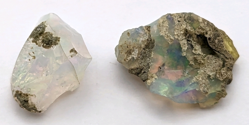 2 Raw Natural OPAL Stones