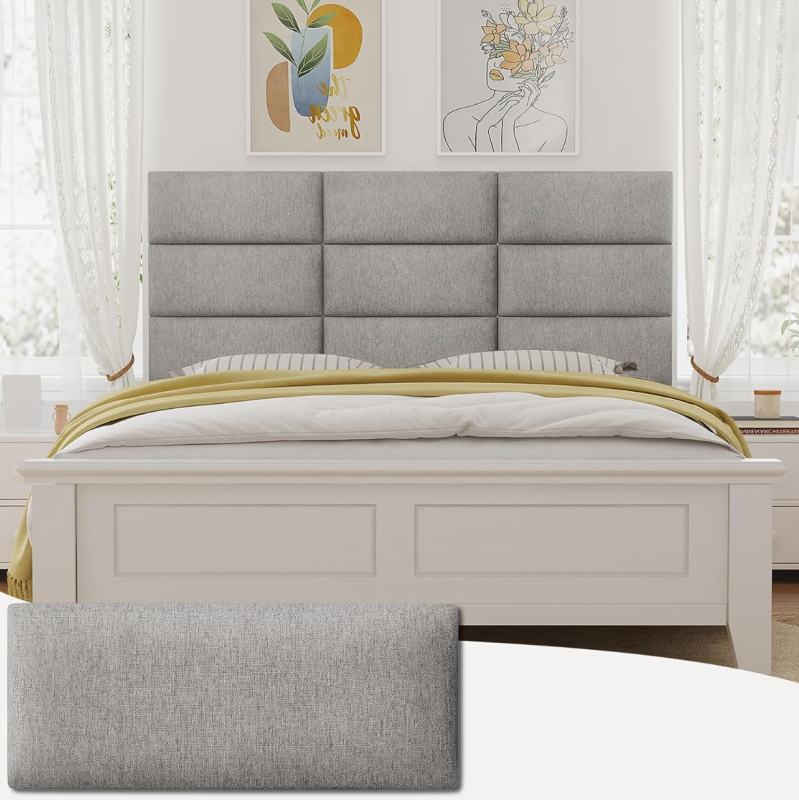 9 New Yojoker Grey Bed Headboard Panels