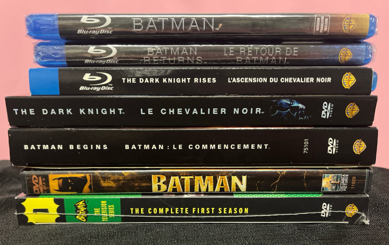 7 Assorted Batman DVDs