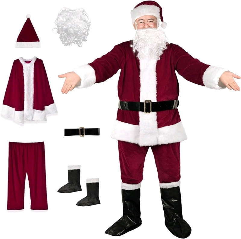 Sunhuku Santa Costume (6 Peice)