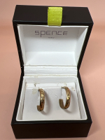 10KT Yellow Gold Hoop Earrings stamped