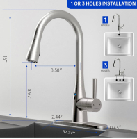 Goesmo Touchless Pulldown Kitchen Faucet - Model 20850 Series