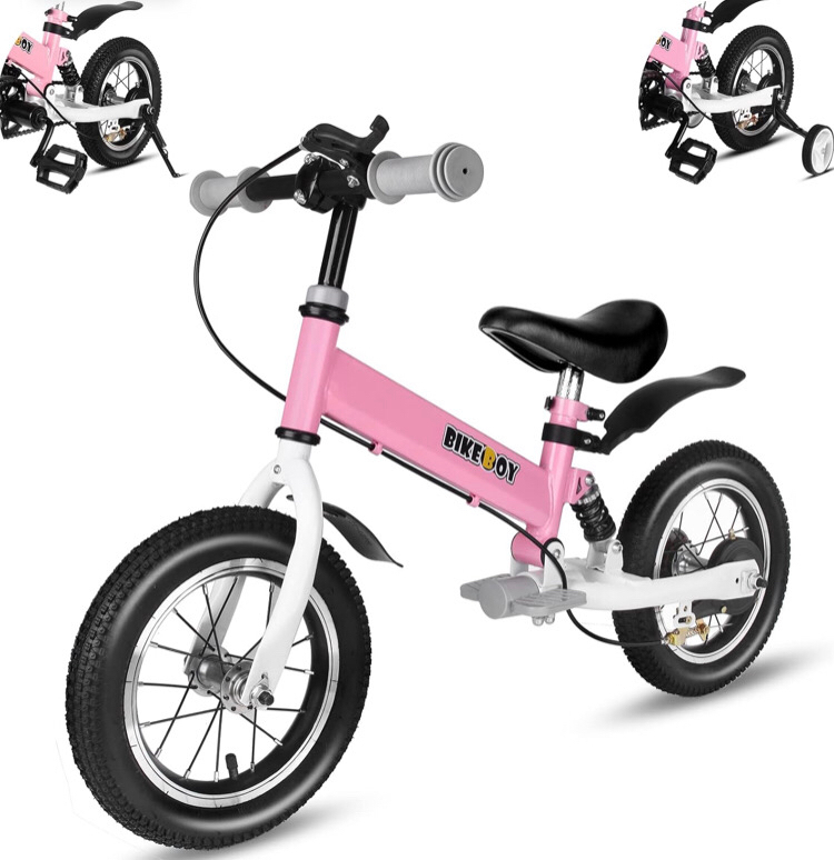 BIKEBOY Balance Bike 2 in 1,The Dual Use of a Kids Balance Bike