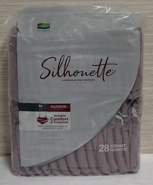 Silhouette by Depends Size Medium 28 per Package