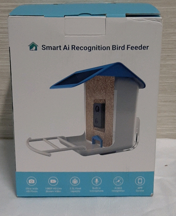 NEW IsYoung Smart Bird Feeder with camera Identify Bird Species with Free AI Forever Wireless Connection with Solar Panel