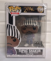 Funko Pop! ' Tupac Shakur : 2PAC ' . FYE Exclusive . Funko Pop in Clear Plastic Soft Case