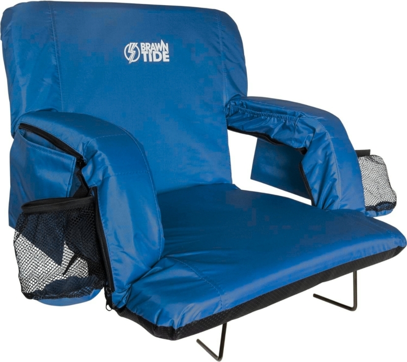 New BRAWNTIDE Stadium Chair 82x51x6.5cm (Blue)