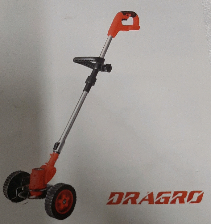 Dragro Cordless Weed Wacker 3 in 1 Grass Trimmer Edger Brush Cutter 2-2.OAh Batteries Included Open Box Sold as is