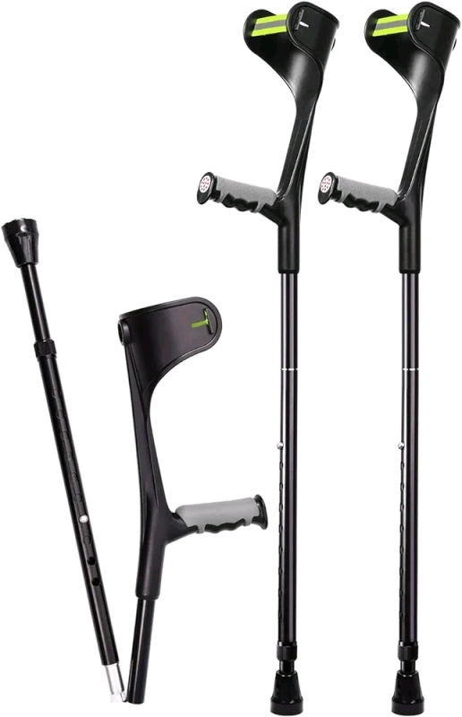 NEW Lefeke Forearm Crutches for Adults. Foldable and Adjustable to 10 different lengths