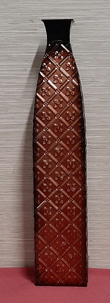 NEW Metal Art Vase 24.25 X 5 X 3.5"