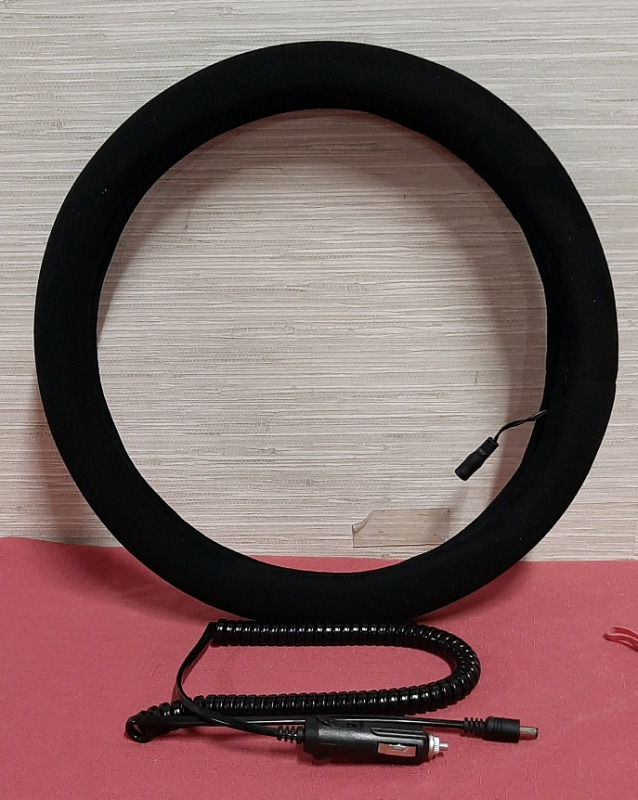 New Heated Steering Wheel Cover 15 inches