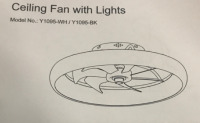 New Siljoy Ceiling Fan with Lights Y1095-WH