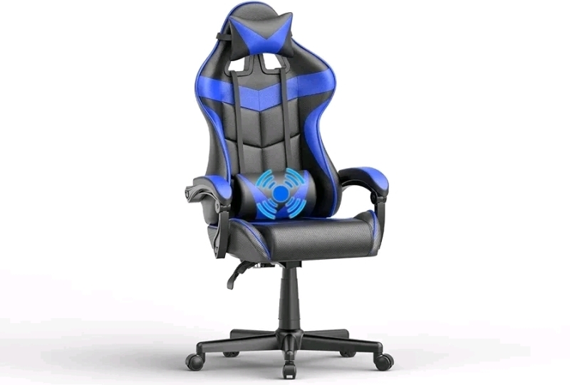 Soontrans Blue Gaming Chairs with Massage.