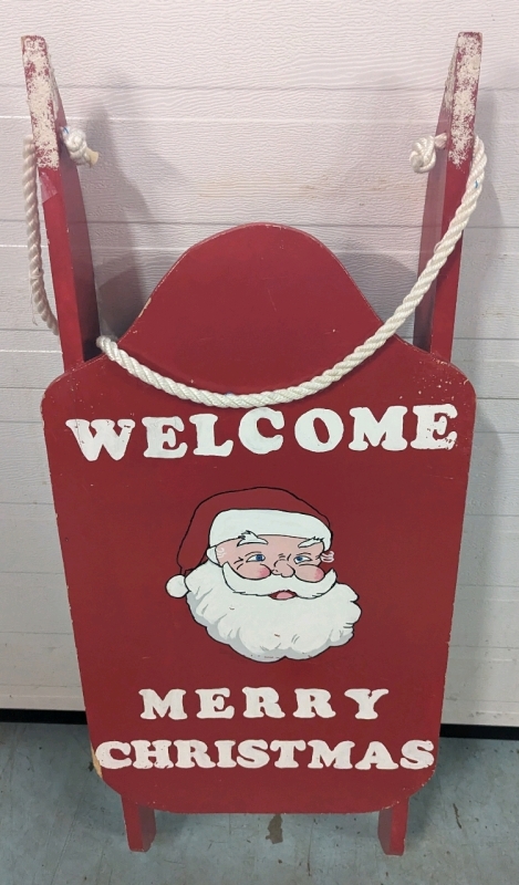 Decorative Santa's Sled.