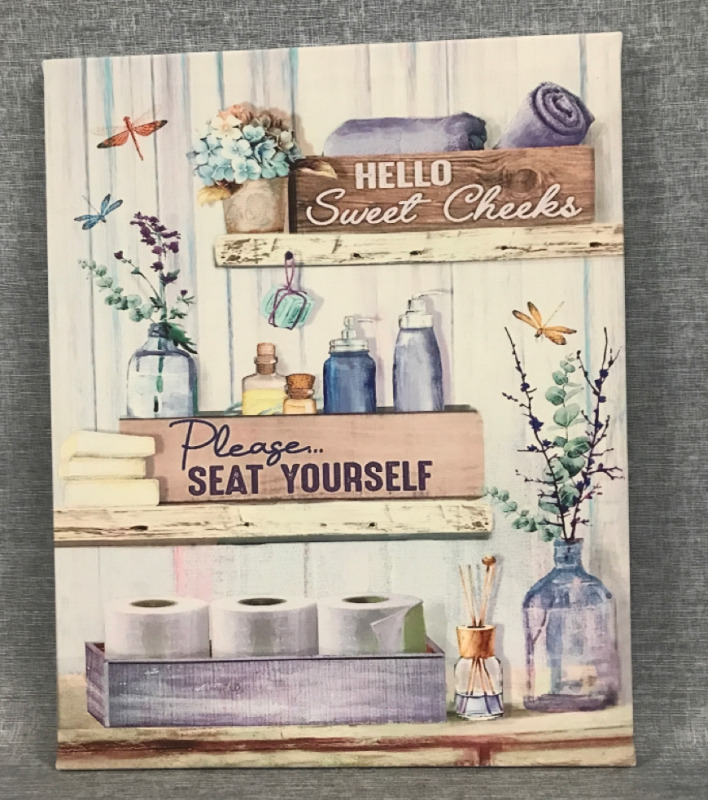 16&rdquo;x20&rdquo; Please Seat Yourself Print Artwork