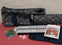 NEW Mah Jongg Set with Everything You Need to Play Mah Jongg including the Rules Handy Case and Carrying Bag Included.