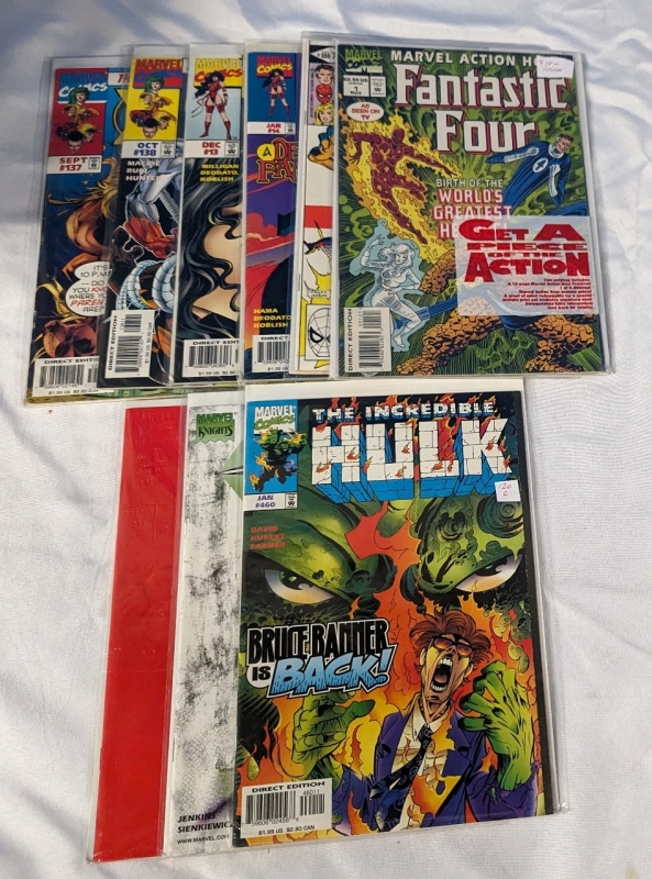 9 Marvel Comics - Assorted Heroes