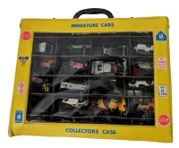 50+ Vintage Diecast & Toy Cars in Soft Carrying Case : Matchbox, Hot Wheels, Playart, Dinky Toys, Corgi Juniors + More