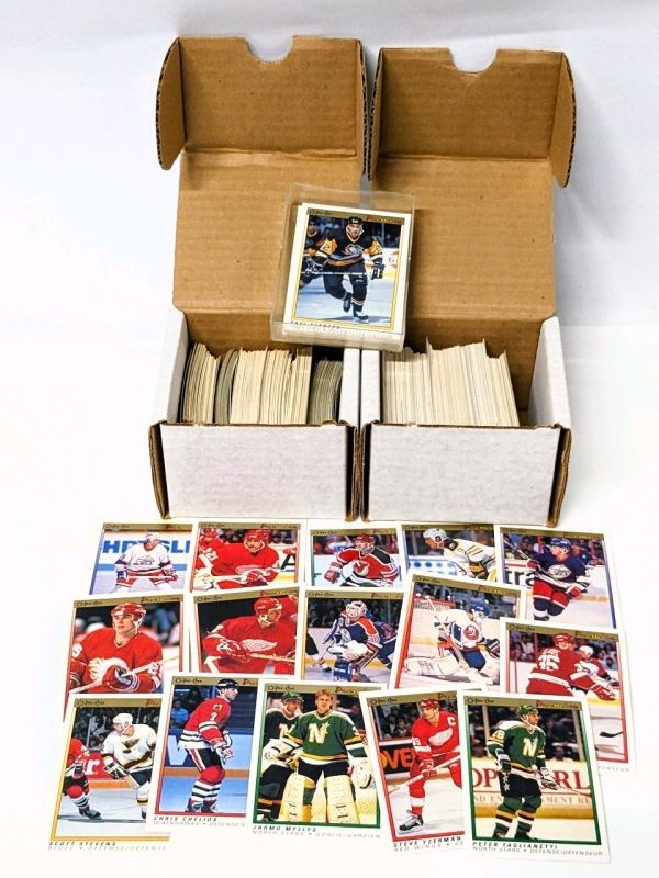 Vintage 1990 PANINI Baseball Sticker Cards, 1987 O Pee Chee Baseball Card Stickers & 34 O Pee Chee Random Cards from 1991