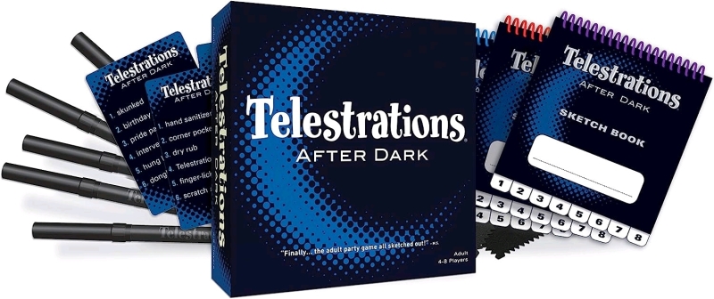 New TELESTRATIONS After Dark : The Adult Party Game All Sketched Out