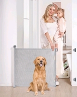 New Likzest Retractable Baby Gates for Stairs, Baby Gate or Pet Gate 33" Tall, Extends to 55" Wide Stock photos used <br/>